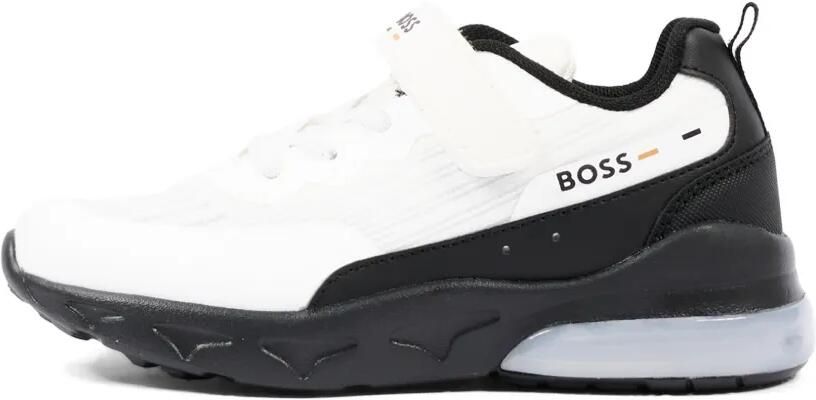 BOSS Kidswear Sneakers met klittenband Wit - Foto 4