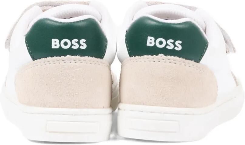 BOSS Kidswear Sneakers met klittenband Wit - Foto 3