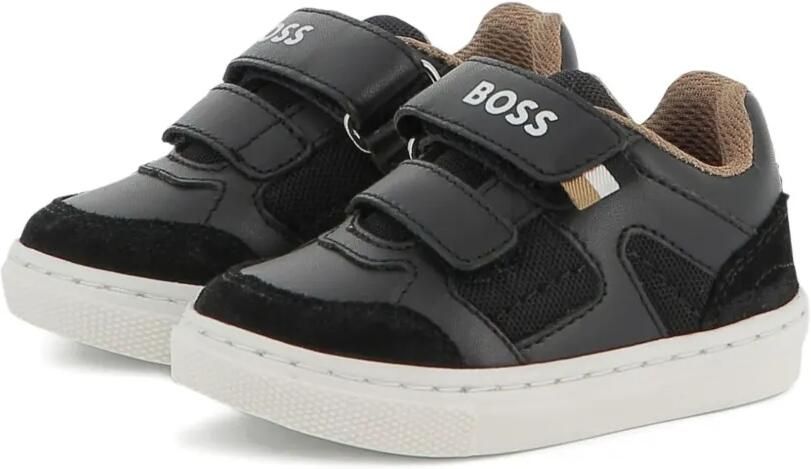 BOSS Kidswear Sneakers met klittenband Zwart - Foto 3