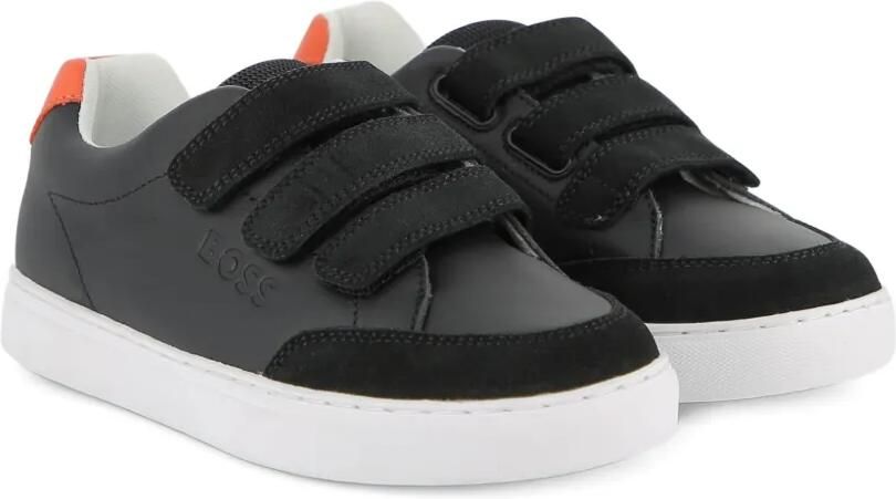 BOSS Kidswear Sneakers met klittenband Zwart