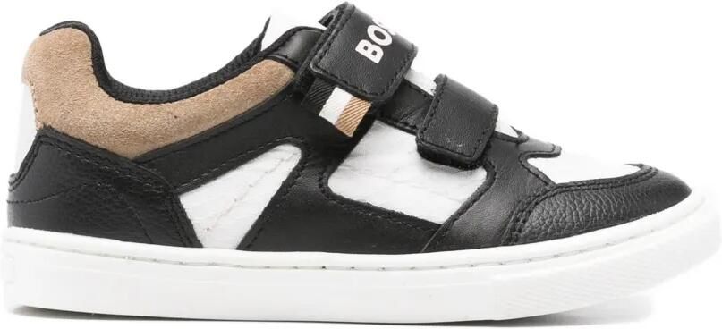 BOSS Kidswear Sneakers met klittenband Zwart