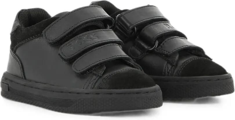 BOSS Kidswear Sneakers met klittenband Zwart