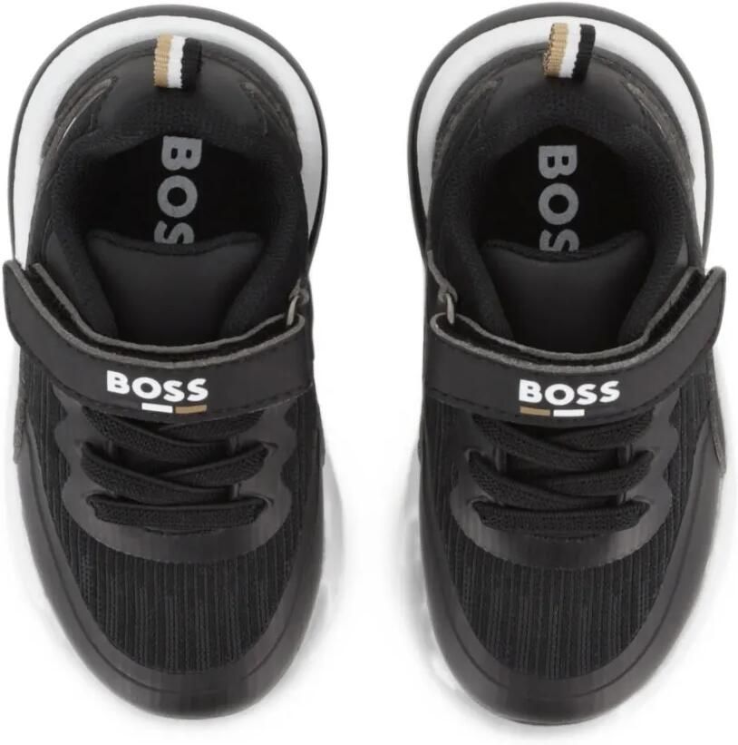 BOSS Kidswear Sneakers met klittenband Zwart - Foto 2