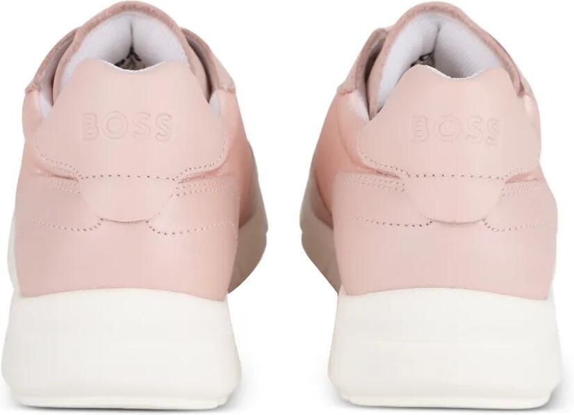 BOSS Kidswear Sneakers met logo-reliëf Roze - Foto 3
