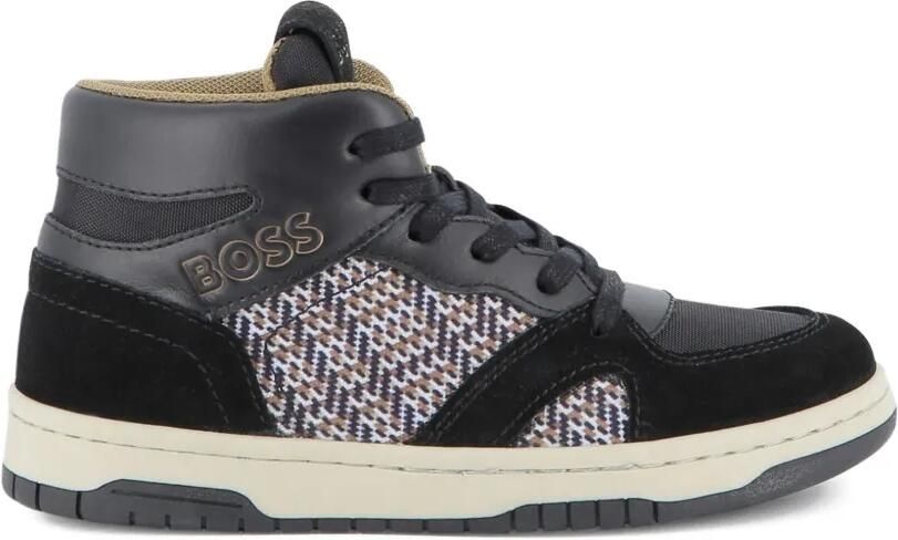 BOSS Kidswear Sneakers met logo-reliëf Zwart - Foto 5