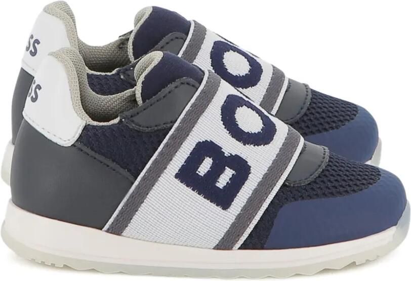 BOSS Kidswear Sneakers met logoband Grijs - Foto 3
