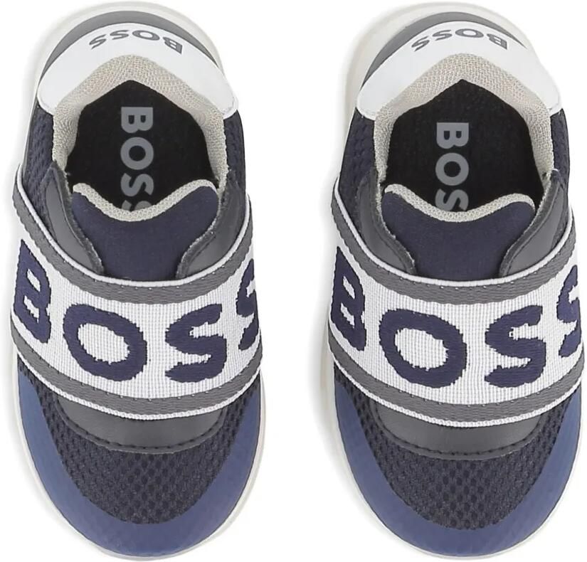 BOSS Kidswear Sneakers met logoband Grijs - Foto 2
