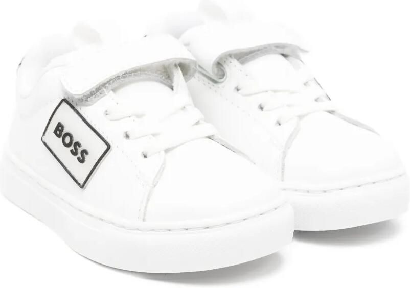 BOSS Kidswear Sneakers met logoband Wit - Foto 2