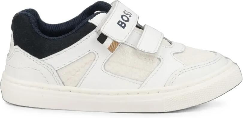 BOSS Kidswear Sneakers met klittenband Wit