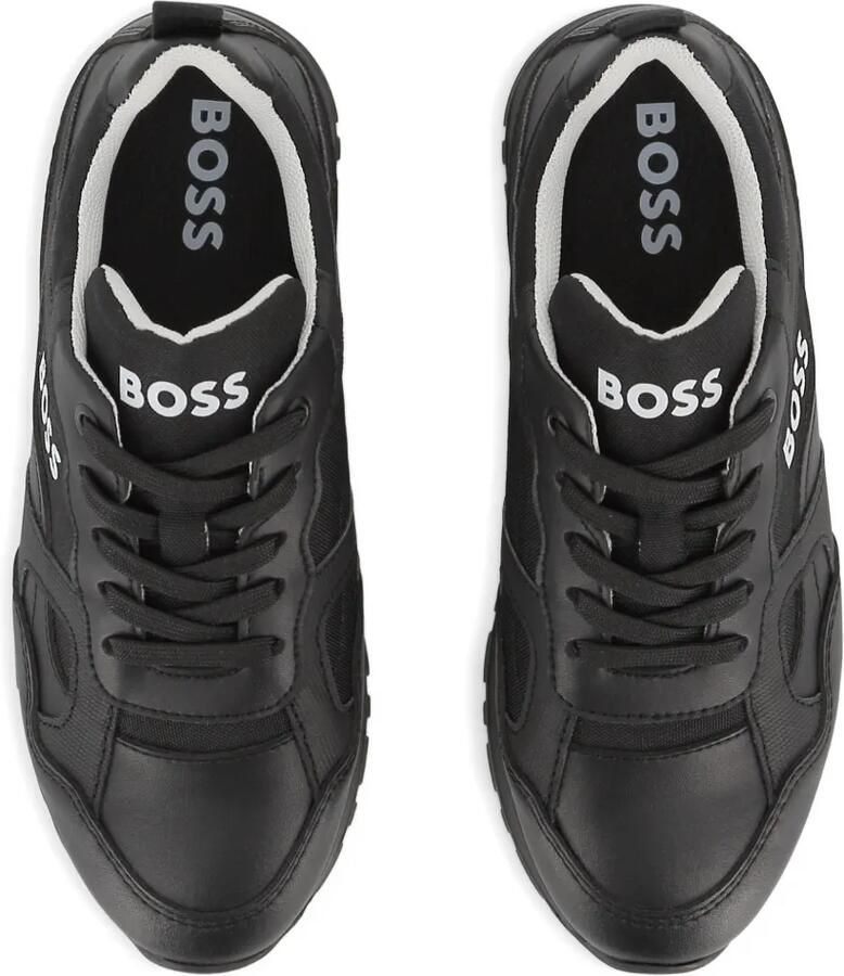 BOSS Kidswear Sneakers met logodetail Zwart - Foto 2