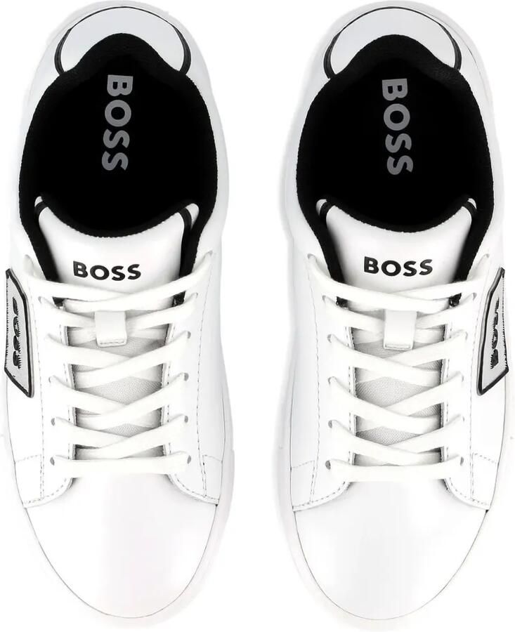 BOSS Kidswear Sneakers met logoplakkaat Wit - Foto 2