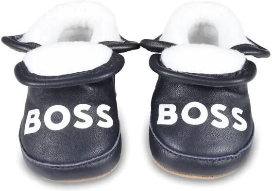 BOSS Kidswear Sneakers met logoprint Blauw - Foto 2