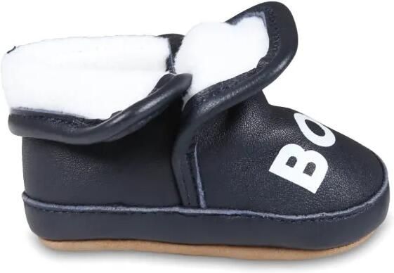 BOSS Kidswear Sneakers met logoprint Blauw - Foto 3