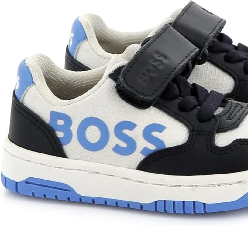 BOSS Kidswear Sneakers met logoprint Blauw - Foto 2