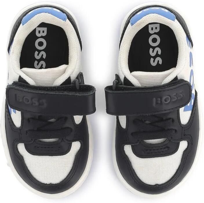 BOSS Kidswear Sneakers met logoprint Blauw - Foto 3