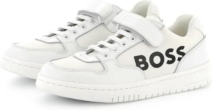 BOSS Kidswear Sneakers met logoprint Wit - Foto 5