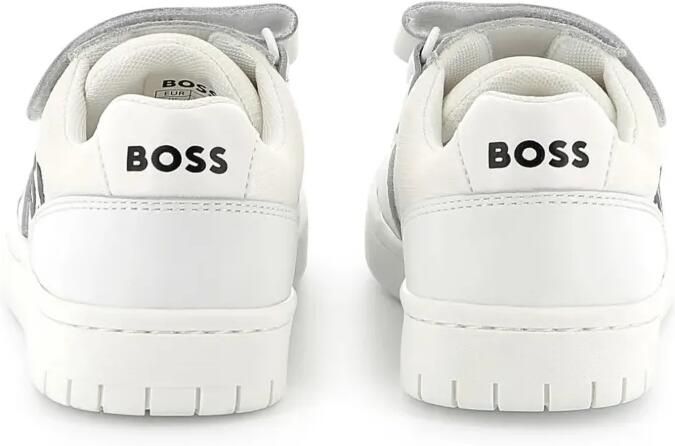 BOSS Kidswear Sneakers met logoprint Wit - Foto 4
