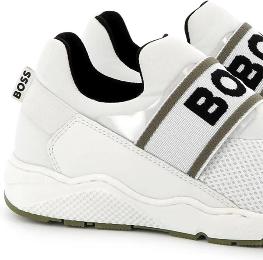BOSS Kidswear Sneakers met logoprint Wit - Foto 2