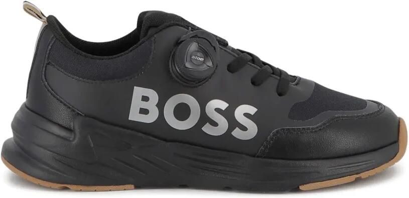 BOSS Kidswear Sneakers met logoprint Zwart - Foto 5