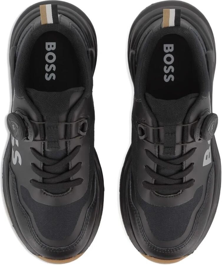 BOSS Kidswear Sneakers met logoprint Zwart - Foto 2
