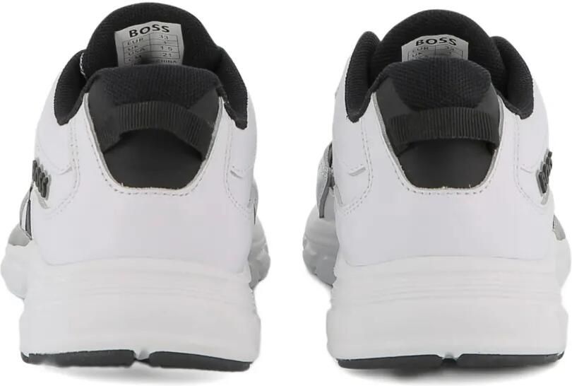 BOSS Kidswear Sneakers met mesh vlakken Wit - Foto 3