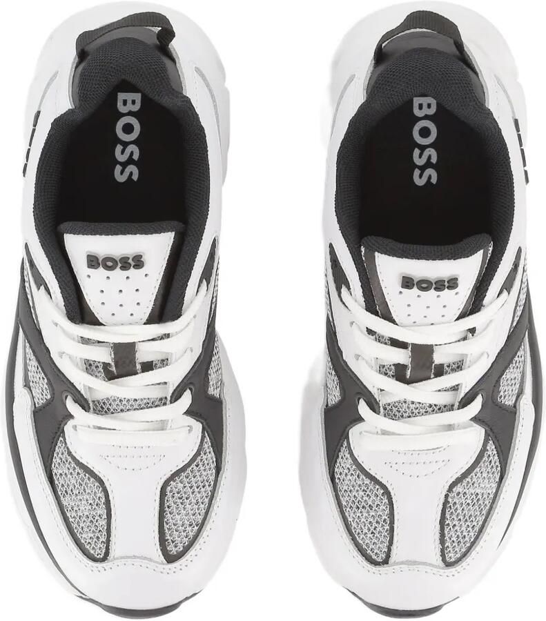 BOSS Kidswear Sneakers met mesh vlakken Wit - Foto 2