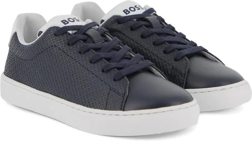 BOSS Kidswear Sneakers met textuur Blauw