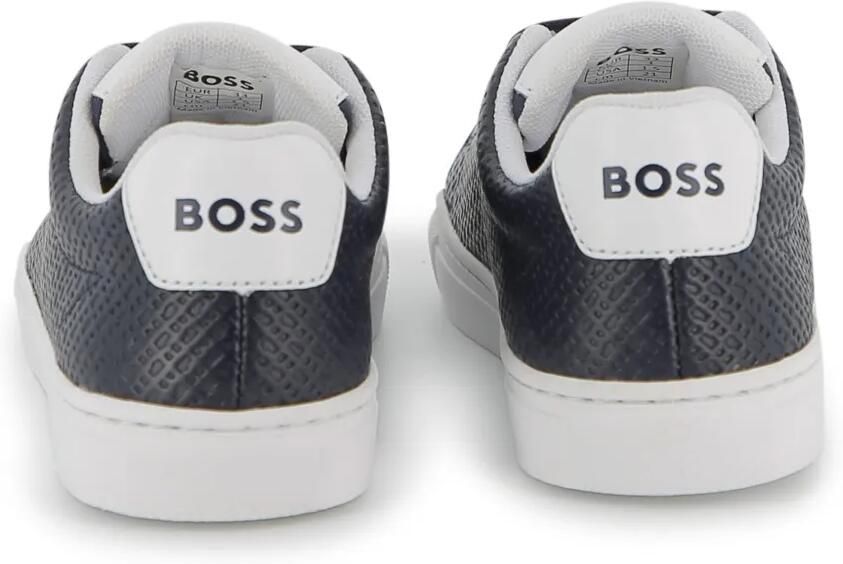 BOSS Kidswear Sneakers met textuur Blauw - Foto 3