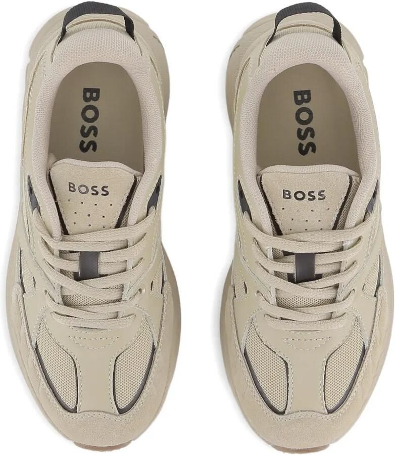 BOSS Kidswear Sneakers met vlakken Beige - Foto 2