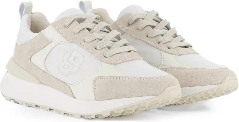 BOSS Kidswear Sneakers met vlakken Beige