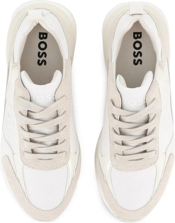 BOSS Kidswear Sneakers met vlakken Beige - Foto 2