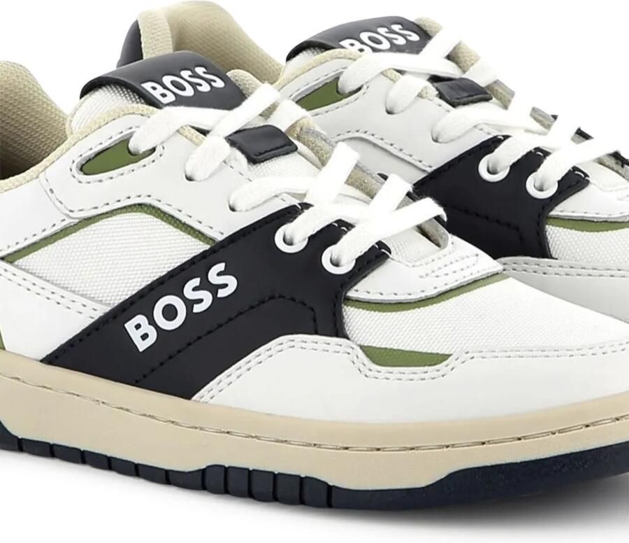 BOSS Kidswear Sneakers met vlakken Wit - Foto 2