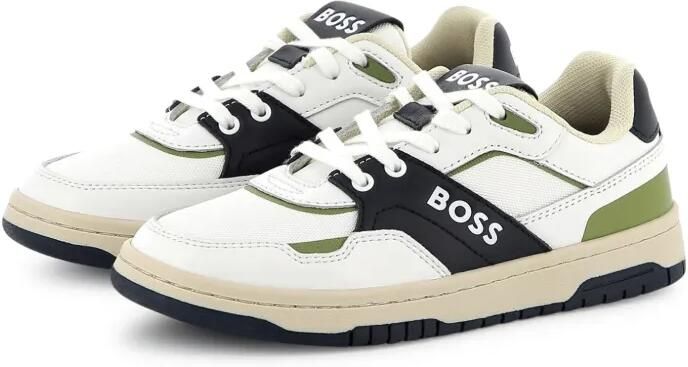 BOSS Kidswear Sneakers met vlakken Wit - Foto 5