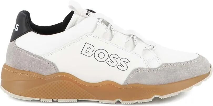 BOSS Kidswear Sneakers met vlakken Wit - Foto 5