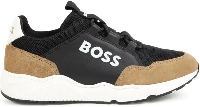 BOSS Kidswear Sneakers met vlakken Zwart - Foto 2