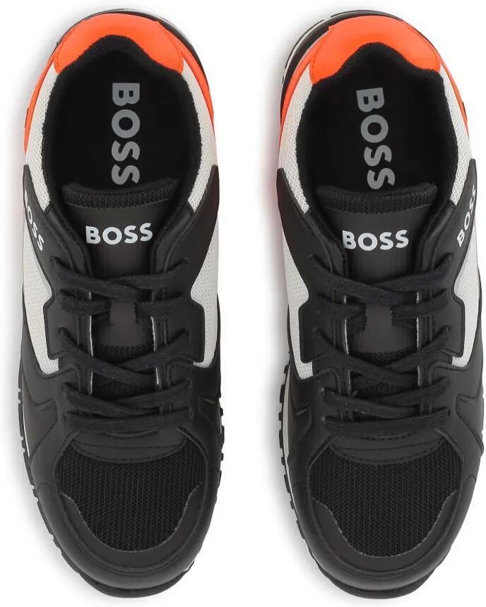 BOSS Kidswear Sneakers met vlakken Zwart - Foto 2