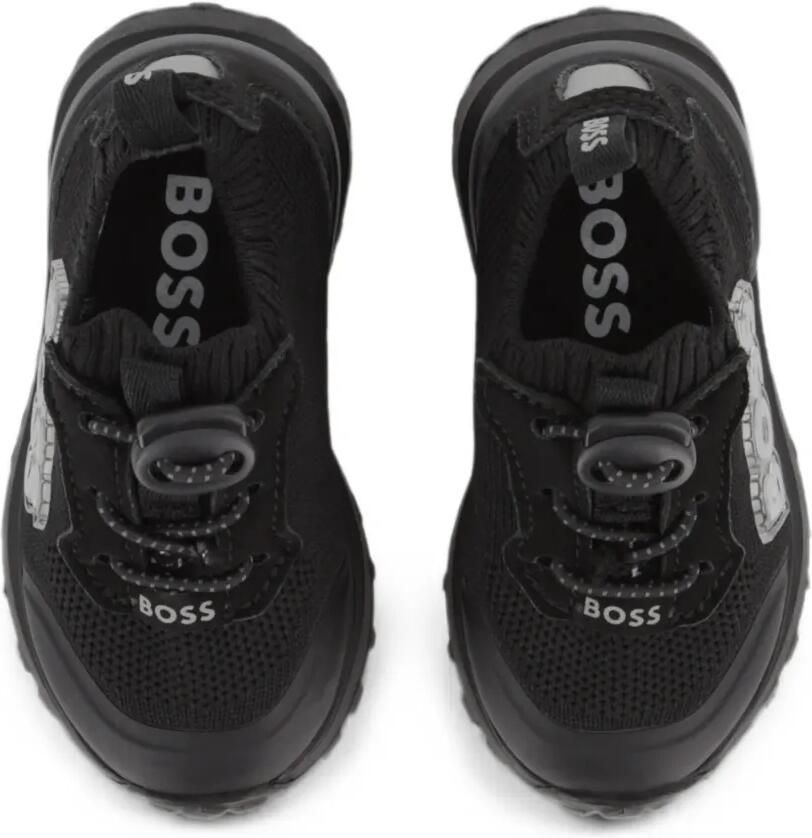 BOSS Kidswear Sneakers met vlakken Zwart - Foto 2