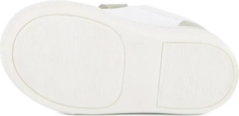 BOSS Kidswear Sneakers van leer en canvas Wit - Foto 5