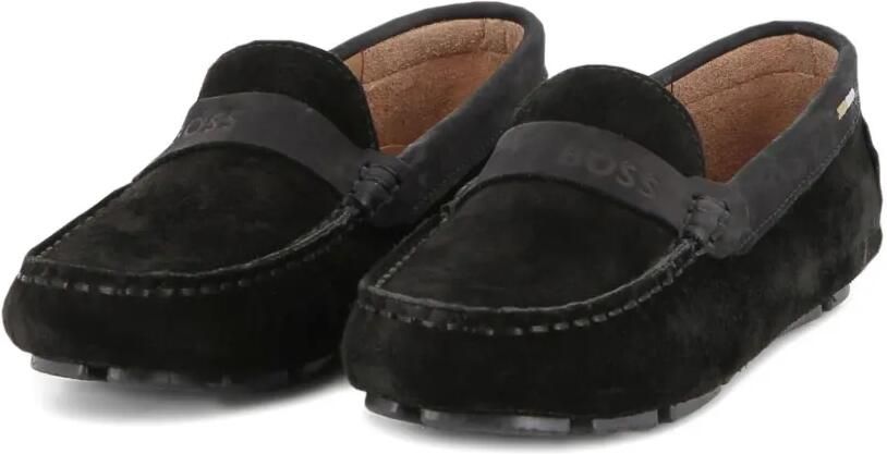 BOSS Kidswear Suède loafers Zwart - Foto 3