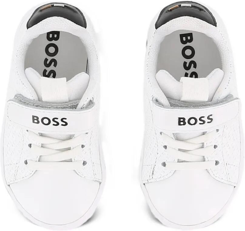 BOSS Kidswear touch-strap sneakers Wit - Foto 2