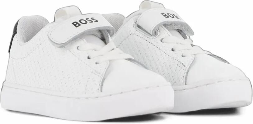 BOSS Kidswear touch-strap sneakers Wit - Foto 5