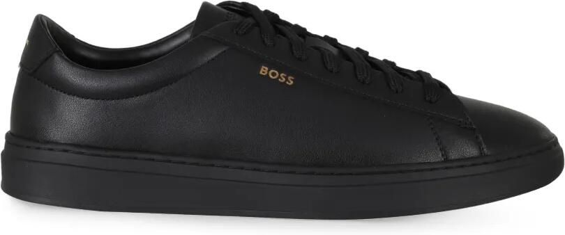 BOSS Kieran Tenn sneakers met logo-detail Zwart