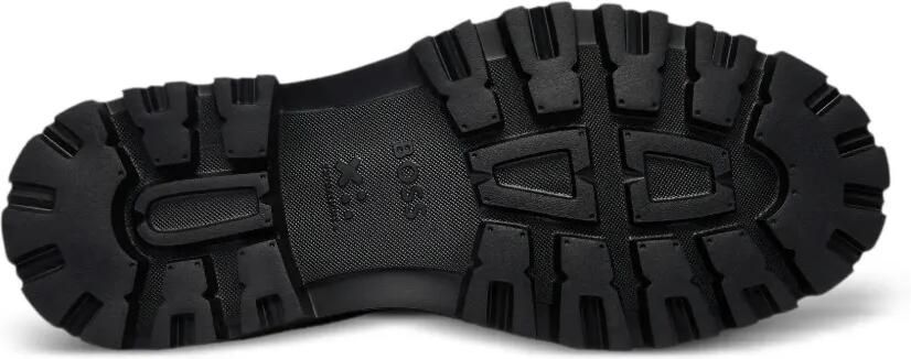 BOSS leather Derby shoes Bruin - Foto 5