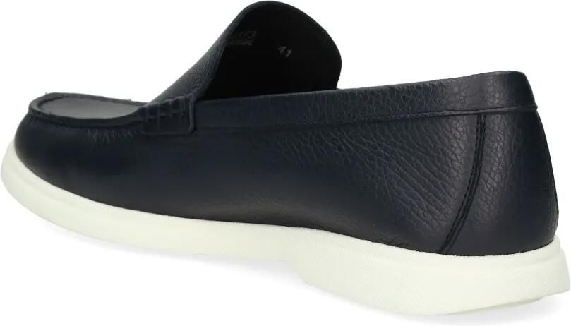 BOSS Leren loafers Blauw - Foto 3