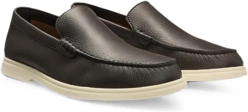 BOSS Leren loafers Bruin - Foto 4