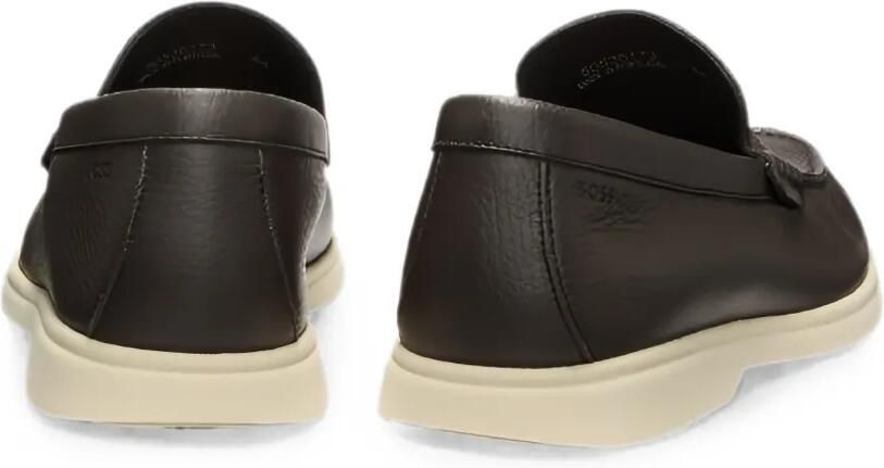 BOSS Leren loafers Bruin - Foto 3
