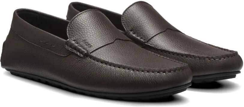 BOSS Leren loafers Bruin - Foto 5