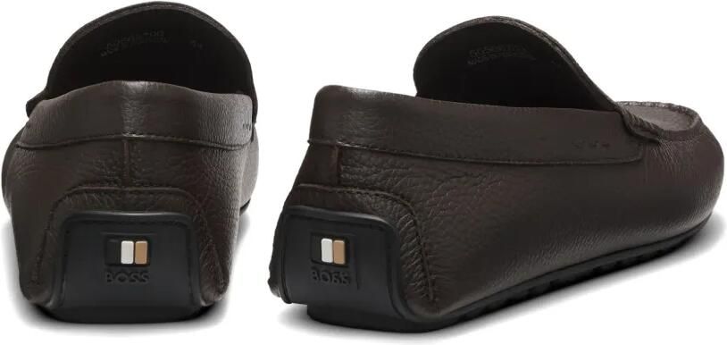 BOSS Leren loafers Bruin - Foto 4