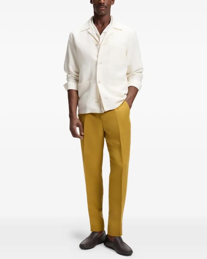 BOSS Leren loafers Bruin - Foto 2