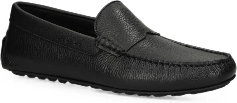 BOSS Leren loafers Zwart - Foto 4